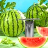 Alipis Stainless Steel Watermelon Puncher Cutter, Melon Opener and Corer,