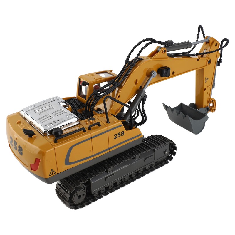 1:20 Scale Remote Control Excavator Construction Tractor Light Music 11