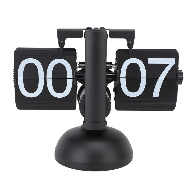 Flip Clock Large Number Battery Powered 304 Stainless Steel Tabletop