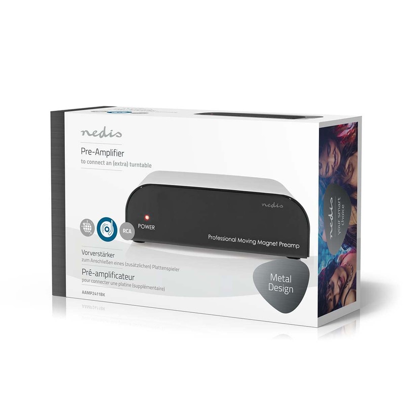 NEDIS Equalizer Preamplifier – Connections – Input: 1x RCA –