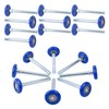 IHDYPPEW 18 Pack Blue 2" Nylon Garage Door Rollers, Quiet
