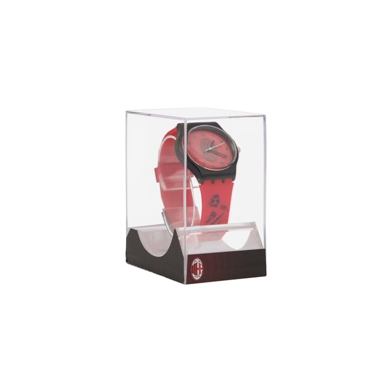 A.C. Milan Orologio per Piccoli Tifosi Rossoneri, con Cinturino in