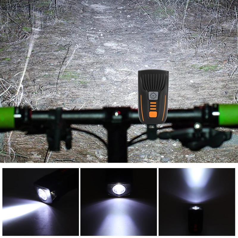 Intelligent Induction Mountain Bike Front Lights Waterproof Cycling Light Flashlight