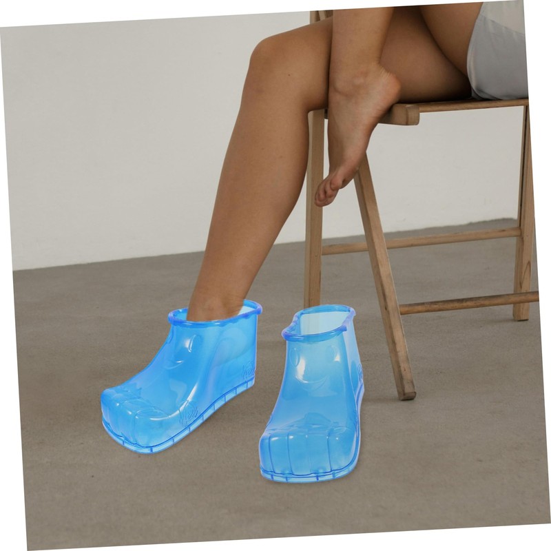 Ipetboom 1 Pair Foot Soaking Shoes Portable Foot Bath Boots