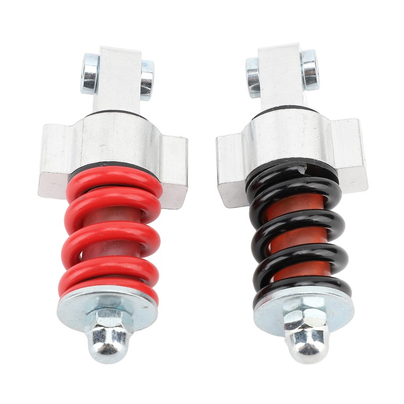 2PCS 112mm Rear Shock Absorber Aluminum Alloy Red Black for