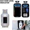 1Pcs Black Practical Propane Butane LPG Fuel Gas Tank Level
