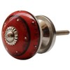 ABHANDICRAFTS 4 Pcs Ceramic Knobs Round Shaped Dresser Knobs with