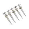 5pcs LED Octopus Hook Strong Penetration High Carbon Steel Electronic