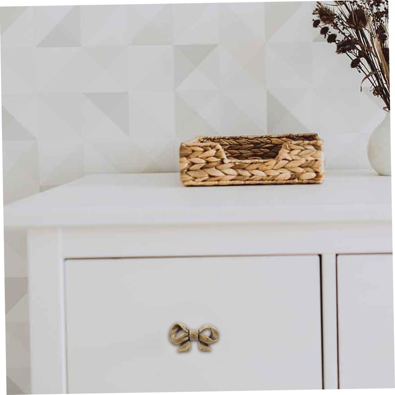 WHAMVOX Metal Bow Tie Handle Bow Door Pulls Vintage Knobs