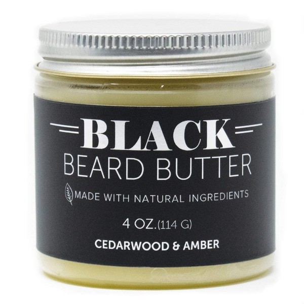 Detroit Grooming Co. - 4 oz. Beard Butter Double the Size - 'Black' Amber Bourbon - Beard Balm