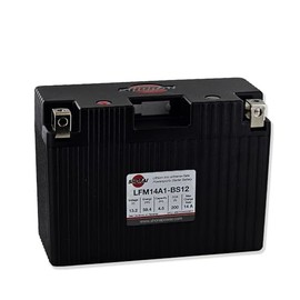 Shorai LFM Lithium-Iron Battery w/BMS, LFM14A1-BS12, 4.5Ah 13.2V, 59.4WHr, A Type, Case 1