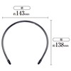 KAI Groom! (Groom) Spring Headband 1 Piece Black HC3010