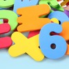 36Pcs/Set Bath Toy,Floating Alphanumeric Letters Puzzle Soft Numbers Bathroom Sticker