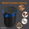 Windshoon Smokeless Car Ashtray with Lid - Stainless Steel Inner