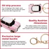 Yuanchu Mini Car Key Fob, Metal Car Model Keyring with