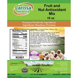 Fruit and Nut Antioxidant Mix (16 oz, ZIN: 525599) - 2 Pack