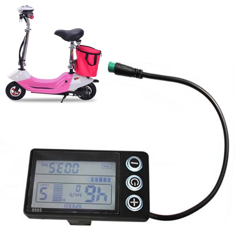 Electric Scooter LCD Display Easy To Read Scooter Speed Meter