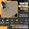 64" Track Saw Guide Rail Compatible for Festool Track Saw,