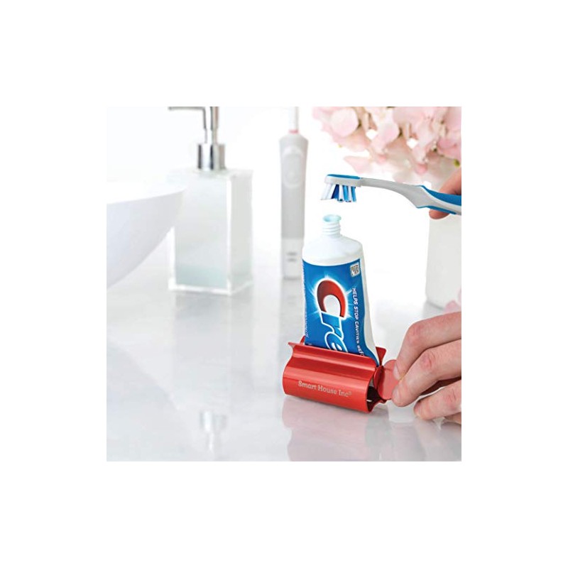 Rodillo exprimidor de pasta de dientes, tubo de acero inoxidable,