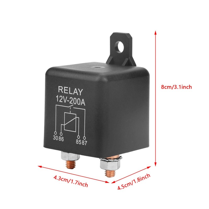 Relay Switch, Solid State Relay, WM686 12V 4-Pin Start Relay