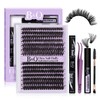 B&Q Lash Clusters Kit 280PCS Ultra - Soft Lash Clusters,