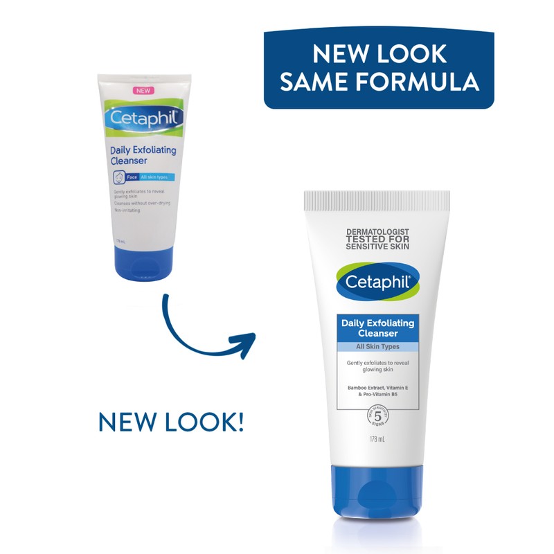 Cetaphil ​Cetaphil Daily Exfoliating Cleanser 178ML For Sensitive, Dry, Oily,