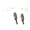 LogiLink CHA0100 HDMI Connection Cable 4K/60 Hz, Aluminium, Black/Grey, 1