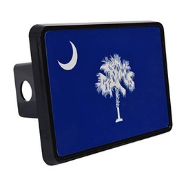 Rogue River Tactical South Carolina State Flag Trailer Hitch Cover Plug SC