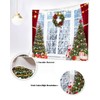 Mocsicka Christmas Window Backdrop for Photography Winter Snow Scene Xmas