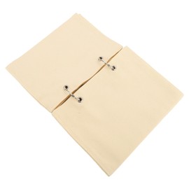 Blank Fabric Sketchbook Linen Folding Portable Travel Journal Fabric Planner Notebook Stitchbook for Drawing Writing for Travelers Making Plans, Writing Memos Office School