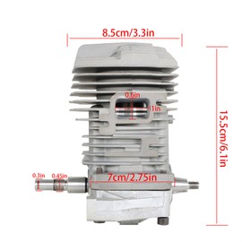 labwork 49mm Cylinder Piston kit with Spark Plug Decompression Valve Replacement for Stihl MS390 MS290 MS310 029 039 Chainsaw 11270201213 1127 020 1216
