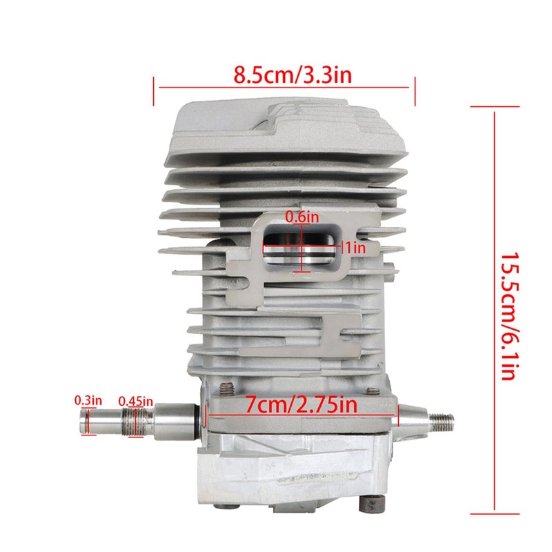 labwork 49mm Cylinder Piston kit with Spark Plug Decompression Valve