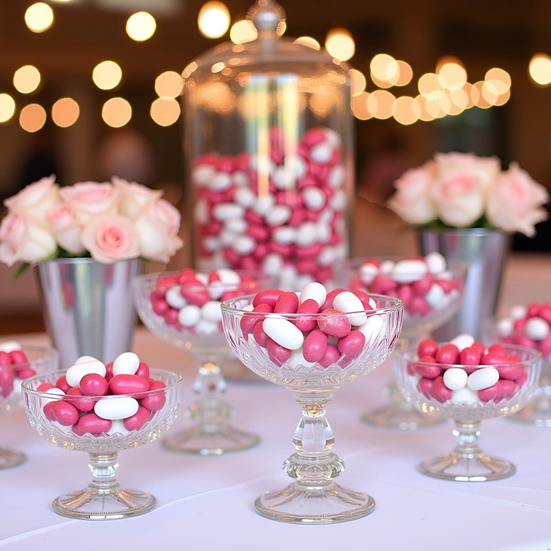 SweetGourmet Licorice Pastels, Pink and White Candy Coated Licorice Bites