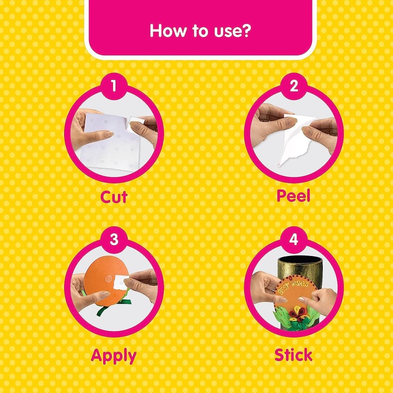 Fevicol Glue drops for instant and non messy, easy to