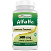 Best Naturals Alfalfa Green Super Food 500 mg 180 Capsules