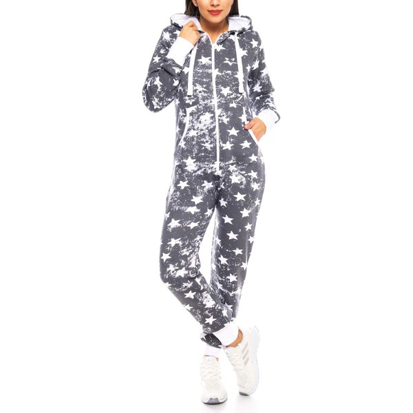 Crazy Age Jumpsuit, Bodysuit, Full Body Suit, Stars, Cuddly, Warm
