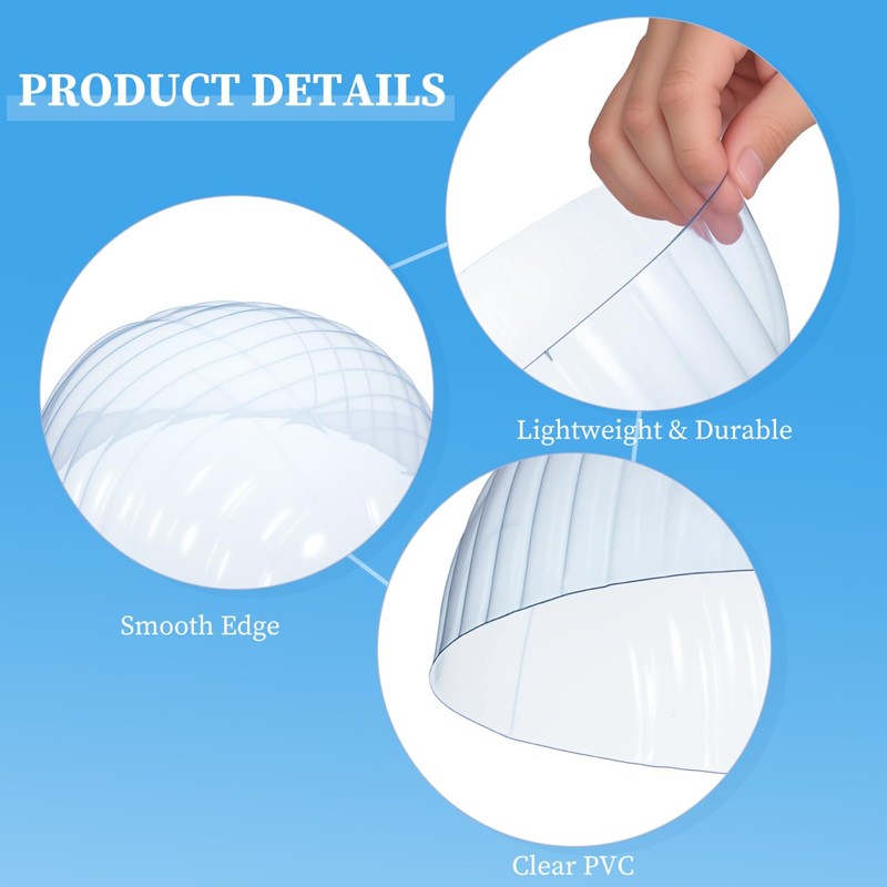 DOITOOL 10Pcs Baseball Cap Inner Support Stands Clear Plastic Hat