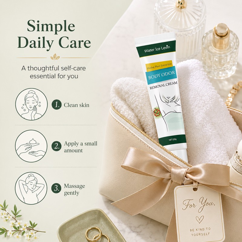 Herbal Deodorant Cream for Women – Portable Freshness Cream for