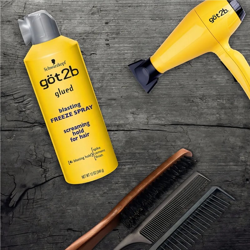 Got2b Glued Blasting Freeze Fijador Pelo Pelucas 12 Onzas