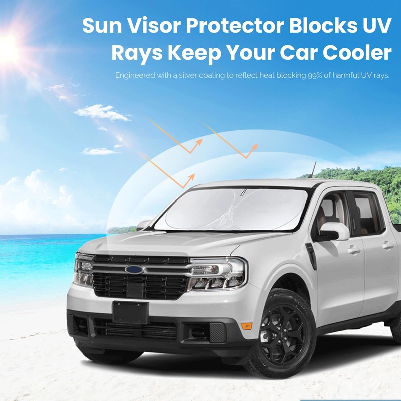 Sunshade for Maverick Windshield Sun Shade Custom-fit for 2020-2025 2026