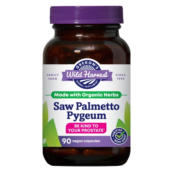 Oregon's Wild Harvest Organic Saw Palmetto Pygeum Nettle Root Vegan