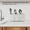 KAQAHIDO Utensil Caddy with Drain Holes, Cutlery Organizer for Kitchen