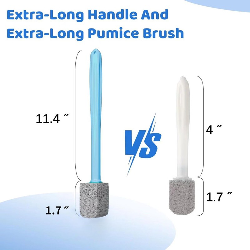 Pumice Stone Toilet Bowl Cleaner,Bathroom Cleaner Brush Toilet Wand Refills