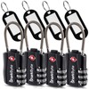 SharkByte TSA Approved Luggage Locks, 3-Dial Security Travel Combination Padlock