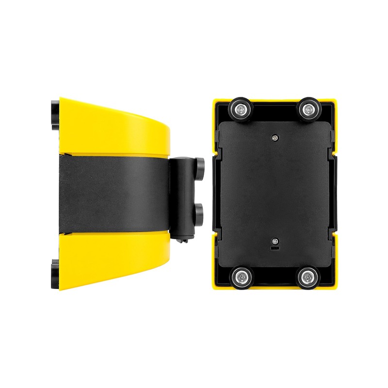 QWORK Magnetic Wall Mount Retractable Belt Barrier - Crowd Control