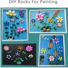 lifetop Tiny White Painting Rocks DIY Rocks for Painting Detail-Painting