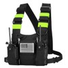 Radio Chest Harness Front Pack Pouch Holster Vest Rig for