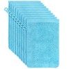 NatureMark Terry Cloth Wash Mitts, Pack of 10, Cotton, 15