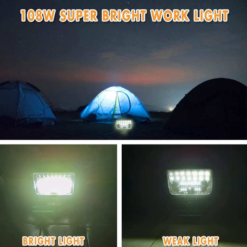 LED Work Light Cordless 6000lm High Brightness Waterproof Lamp for