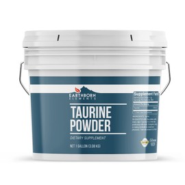 Earthborn Elements Taurine Powder 1 Gallon Bucket, Dietary Supplement, No Additives